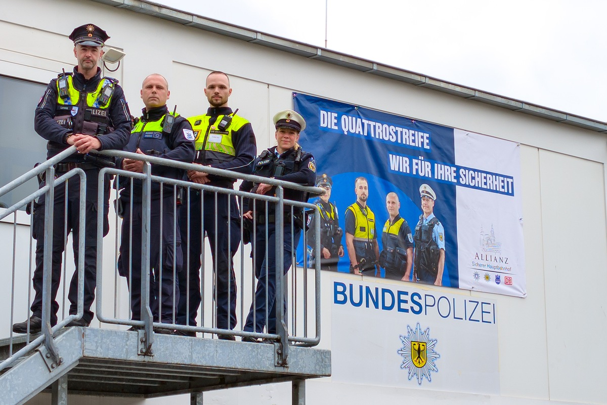 Quattro-Streifen am Hauptbahnhof: Sicherheit durch Sichtbarkeit und Kooperation